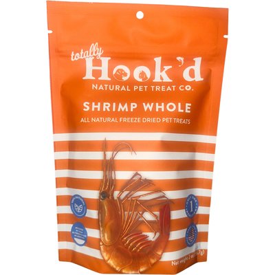 Totally Hook'd Totally Hook'd Shrimp Freeze-Dried Dog & Cat Treats, 2-oz bag