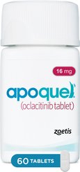 Apoquel (oclacitinib) TABLETS for Dogs, 16-mg, 60 tablets