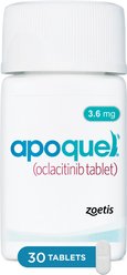Apoquel (oclacitinib) TABLETS for Dogs, 3.6-mg, 30 tablets