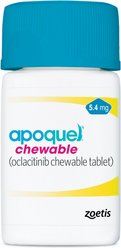 Apoquel (oclacitinib CHEWABLE tablet) CHEWABLE for Dogs, 5.4-mg, 90 tablets