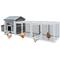 Show in main carousel: Yafylly Outdoor Wooden Chicken Coop with Nesting Box, Large: 118-in, Gray slide 2 of 8