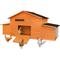 Show in main carousel: Yafylly Outdoor Wooden Chicken Coop with 2 Free-Range Doors, Nesting Boxes & Perch, Large, Brick Red slide 2 of 7