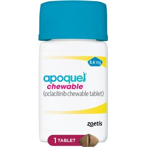 Apoquel (oclacitinib chewable tablet) Chewable for Dogs, 5.4mg, 1 tablet