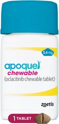 Apoquel (oclacitinib CHEWABLE tablet) CHEWABLE for Dogs, 5.4mg, 1 tablet