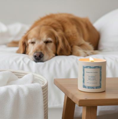 Show full view: Companion Candles Cuddle Me Cozy Linen, Cotton & Musk Scented Pet-Friendly Candle, Cream, 11.8-oz jar slide 5 of 6
