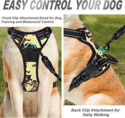 BARKBAY Front Clip Reflective No Pull Dog Harness, Desert Camo, Large: 24.5 to 32.5-in chest slide 2 of 9