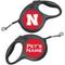 Show in main carousel: ShopInstaPets Nebraska Cornhuskers Retractable Dog Walking Leash, Black, 16-ft long, 1/2-in wide slide 1 of 2