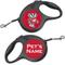Show in main carousel: ShopInstaPets Wisconsin Badgers Retractable Dog Walking Leash, Black, 16-ft long, 1/2-in wide slide 1 of 2