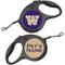 Show in main carousel: ShopInstaPets Washington Huskies Retractable Dog Walking Leash, Black, 16-ft long, 1/2-in wide slide 1 of 3