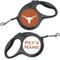 Show in main carousel: ShopInstaPets Texas Longhorns Retractable Dog Walking Leash, Black, 16-ft long, 1/2-in wide slide 1 of 2