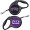 Show in main carousel: ShopInstaPets TCU Horned Frogs Retractable Dog Walking Leash, Black, 16-ft long, 1/2-in wide slide 1 of 2