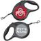 Show in main carousel: ShopInstaPets Ohio State Buckeyes Retractable Dog Walking Leash, Black, 16-ft long, 1/2-in wide slide 1 of 3