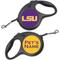 Show in main carousel: ShopInstaPets LSU Tigers Retractable Dog Walking Leash, Black, 16-ft long, 1/2-in wide slide 1 of 3