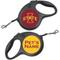 Show in main carousel: ShopInstaPets Iowa State Cyclones Retractable Dog Walking Leash, Black, 16-ft long, 1/2-in wide slide 1 of 3