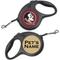 Show in main carousel: ShopInstaPets Florida State Seminoles Retractable Dog Walking Leash, Black, 16-ft long, 1/2-in wide slide 1 of 2