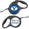 Show in main carousel: ShopInstaPets BYU Cougars Retractable Dog Walking Leash, Black, 16-ft long, 1/2-in wide slide 1 of 3