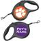 Show in main carousel: ShopInstaPets Clemson Tigers Retractable Dog Walking Leash, Black, 16-ft long, 1/2-in wide slide 1 of 3