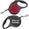 Show in main carousel: ShopInstaPets Arkansas Razorbacks Retractable Dog Walking Leash, Black, 16-ft long, 1/2-in wide slide 1 of 3