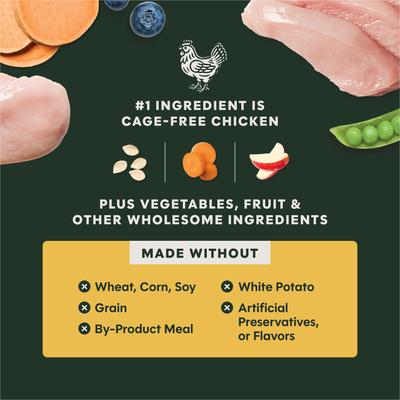 Show full view: Instinct RawBoost Adult High Protein Grain-Free Real Chicken Recipe Dry Dog Food, 10-lb bag slide 7 of 12