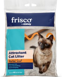 Frisco Attractant Multi-Cat Clumping Clay Cat Litter, 40-lb bag