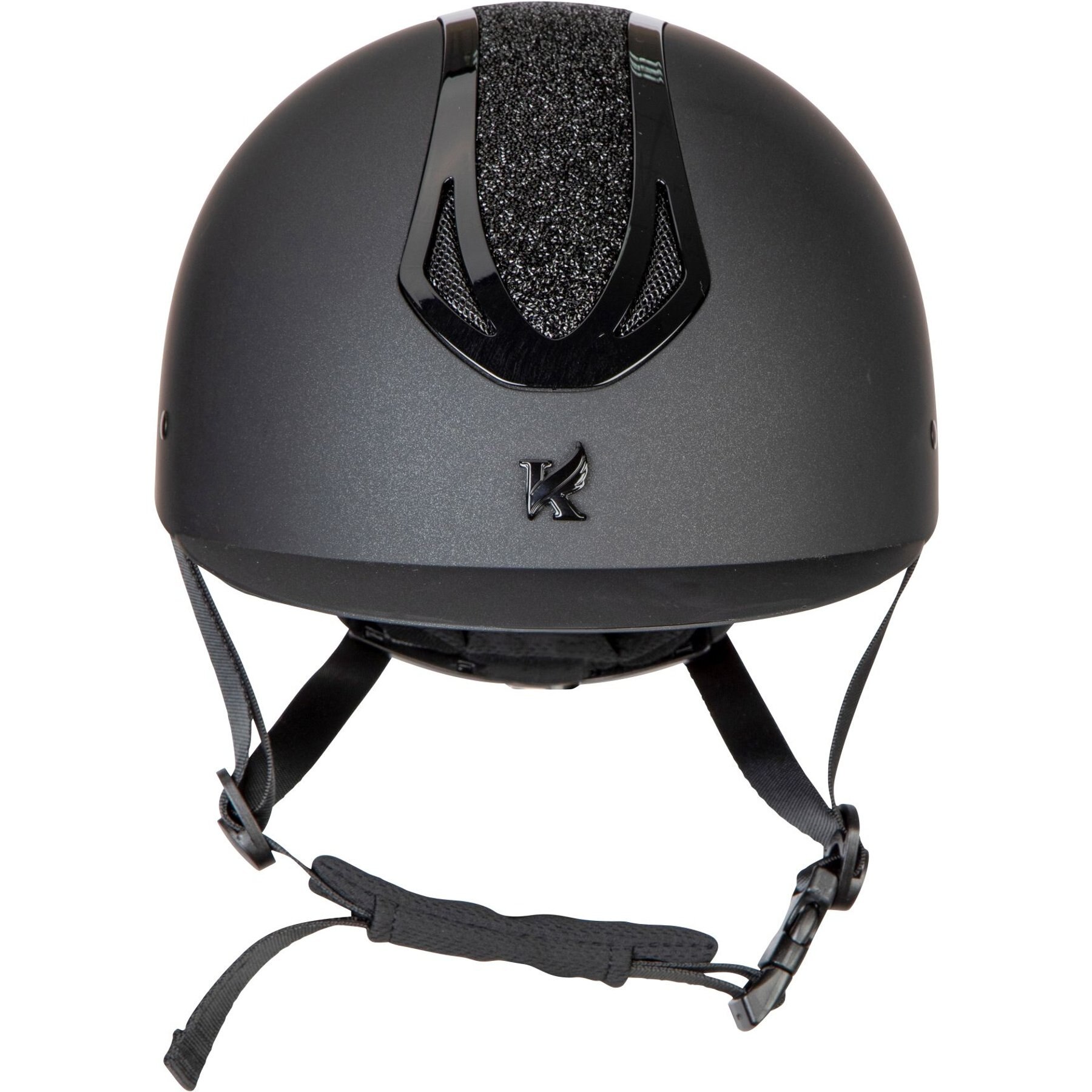 Shires Equestrian Products Karben Alessa Standard Peak Horse Riding Helmet, Black, X-Small