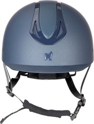 Shires Equestrian Products Karben Marzia Standard Peak Horse Riding Helmet, Navy, X-Small