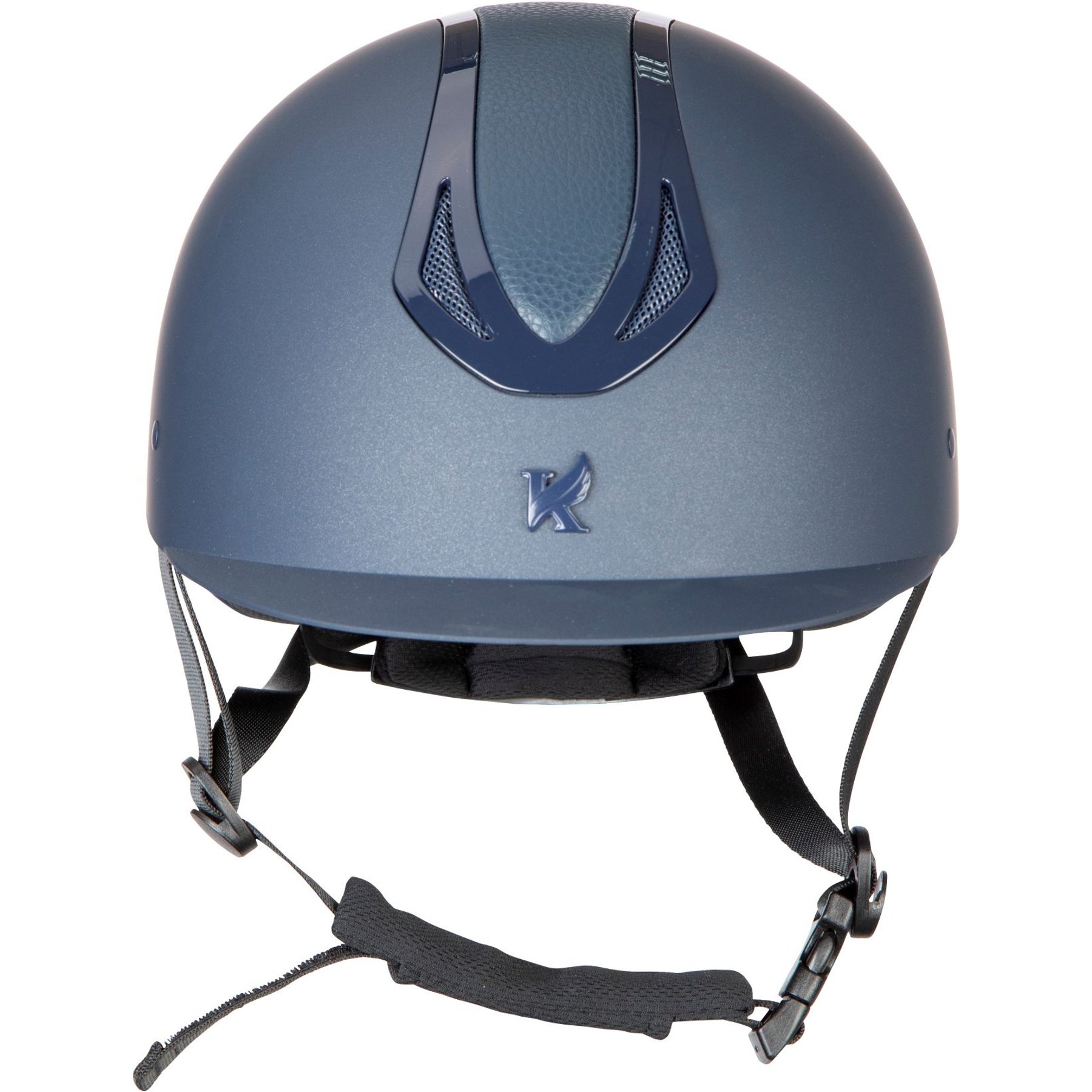 Shires Equestrian Products Karben Marzia Standard Peak Horse Riding Helmet, Navy, X-Small