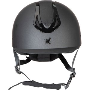 Shires Equestrian Products Karben Marzia Standard Peak Horse Riding Helmet, Black, Medium