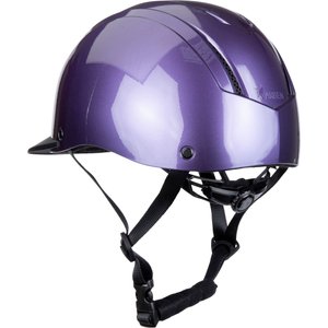 Shires Equestrian Products Karben Matteo Horse Riding Helmet, Purple, X-Small/Small