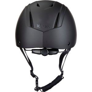 Shires Equestrian Products Karben Matteo Horse Riding Helmet, Black, Medium/Large