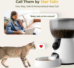Arenti Bluetooth Smart Dog & Cat Feeder with Camera, 17-cup slide 2 of 9