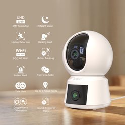 Arenti P3TT 3MP UHD Dual-Lens Indoor Pan-Tilt Dog Camera slide 2 of 9