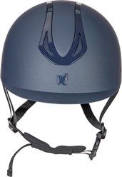 Shires Equestrian Products Karben Silvia Standard Peak Horse Riding Helmet, Navy, X-Large slide 1 of 9