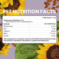 PACO & PEPPER Meowtamins Skin & Coat Chew Supplement for Cats, 60 count slide 2 of 6