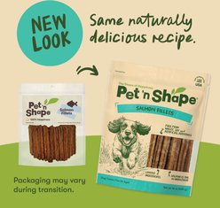 Pet 'n Shape Salmon Fillets Jerky Dog Treats, 16-oz bag slide 2 of 8