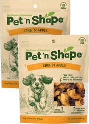 Pet 'n Shape Chik 'n Apple Dehydrated Dog Treats, 16-oz bag, bundle of 2