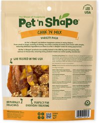 Pet 'n Shape Chik 'n Mix Assorted Variety Pack Rawhide Dog Chew, 16-oz bag slide 2 of 8