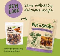 Pet 'n Shape Duck 'n Sweet Potato Grain-Free Dehydrated Dog Treats, 1-lb bag slide 2 of 8