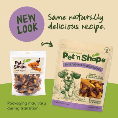 Show full view: Pet 'n Shape Grain-Free Duck 'n Sweet Potato Dog Treats, 32-oz bundle slide 3 of 10
