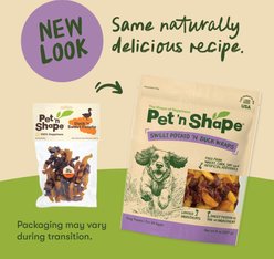 Pet 'n Shape Duck 'n Sweet Potato Grain-Free Dehydrated Dog Treats, 8-oz bag slide 2 of 8