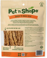 Pet 'n Shape Duck 'n Rice Stix Crunchy Dog Treats, 16-oz bag slide 2 of 7