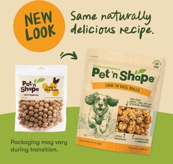 Pet 'n Shape Chik 'n Rice Balls Dog Treats, 1-lb bag slide 2 of 8