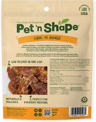 Pet 'n Shape Chik 'n Rings Grain-Free Chicken Jerky Dog Treats, 8-oz bag, 1 pack slide 2 of 7