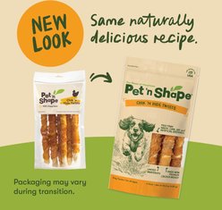 Pet 'n Shape All-Natural Chicken Hide Twists Dog Treats, 15.3-oz bag slide 2 of 8