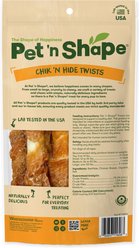 Pet 'n Shape All-Natural Chicken Rawhide Dog Chew, 15.3-oz bag slide 2 of 7