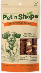 Pet 'n Shape All-Natural Duck Hide Twists Dog Treats, 15.3-oz bag