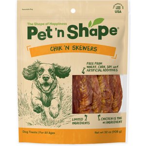 Pet 'n Shape Chik 'n Skewers Dog Treats, 2-lb bag