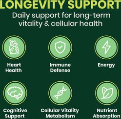PACO & PEPPER Meowtamins Longevity & Multivitamin Chew Supplement for Cats, 60 count slide 2 of 6