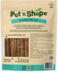 Pet 'n Shape Salmon Jerky Fillets Soft & Chewy Dog Treats, 16-oz bag slide 2 of 7