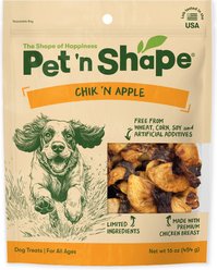 Pet 'n Shape Chik 'n Apple Dog Treats, 16-oz bag